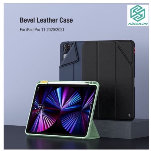 Bao da Nillkin Bevel Series cho Apple iPad Pro 11 inch 2020/ M1 2021 ,Air 4 10.9, 10.2, Mini6 có khay để bút thế hệ mới.