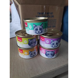 thức ăn ướt cho mèo ba tê pate lon Wanpy 85g ba tê lon mèo