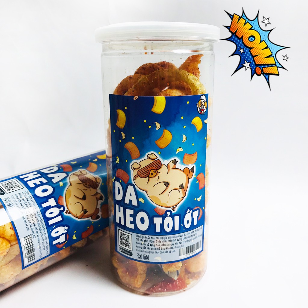 [Mã 267FMCGSALE giảm 8% đơn 500K] Da heo cháy tỏi - da heo chiên giòn tỏi ớt hũ pet 160g đồ ăn vặt Hà My | BigBuy360 - bigbuy360.vn