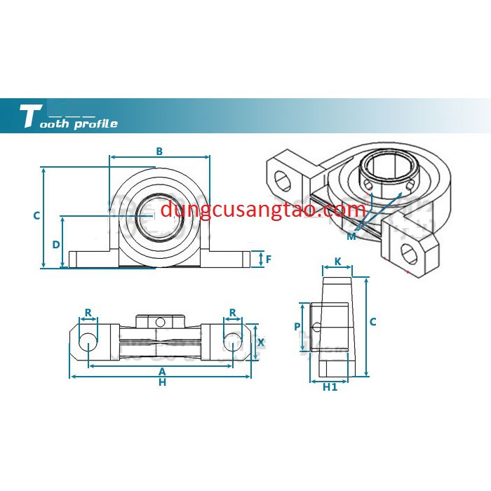 Bạc đạn gối KP  / Bạc đạn vòng bi