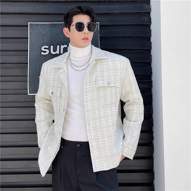 ÁO KHOÁC DẠ TWEED NAM |TAHISHOP|