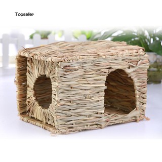 Tổ rơm đan cho thỏ chuột hamster