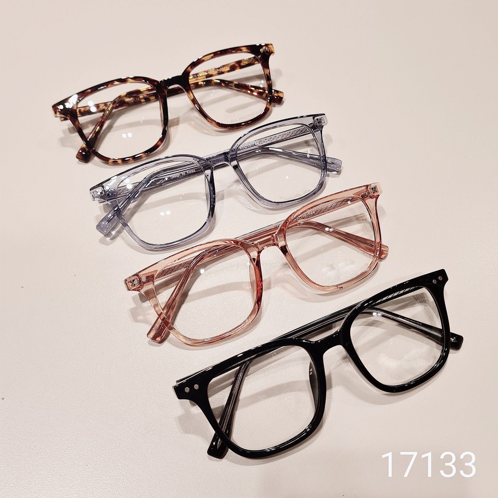 Gọng kính vuông nam nữ LILYEYEWEAR chất liệu nhựa cứng cáp phù hợp nhiều khuôn mặt 17133 | BigBuy360 - bigbuy360.vn
