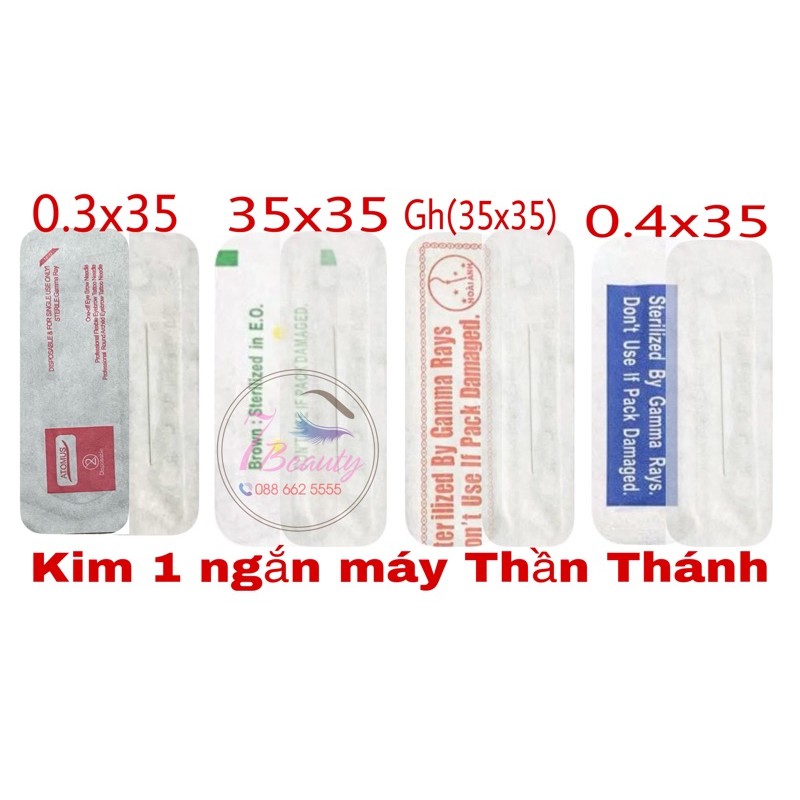 50 và 100 Kim 1 Ngắn Chuyên Dùng Trong Phun Xăm