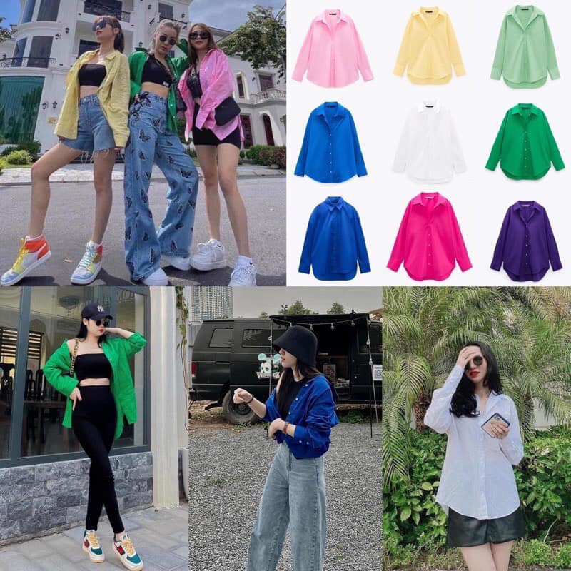 Áo sơ mi linen dư xịn - form to dài và rộng