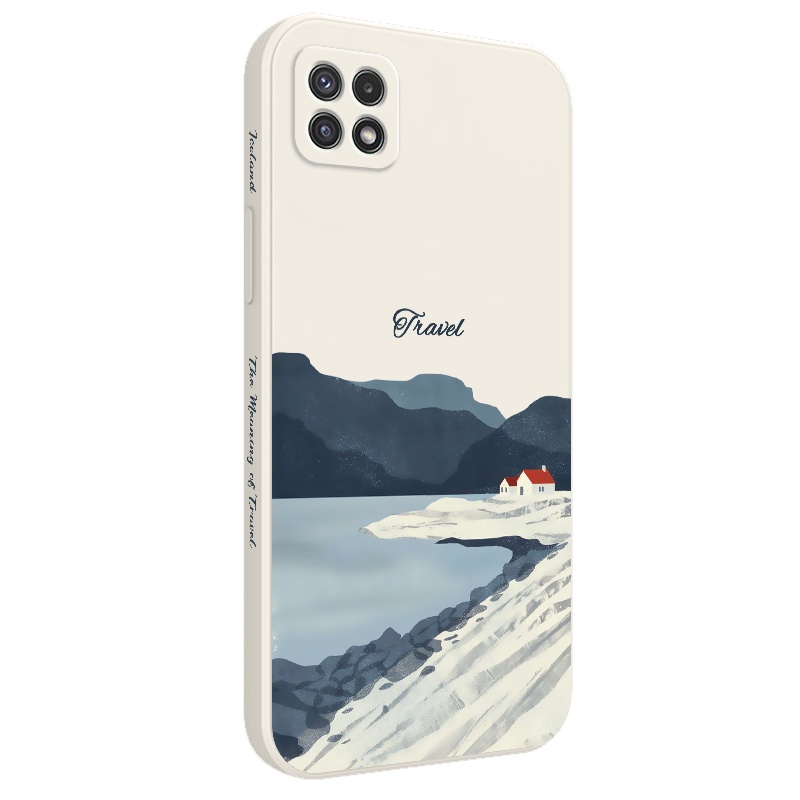 Ốp Điện Thoại Mềm Họa Tiết Icelandic Sáng Tạo Cho Samsung Galaxy A22 A12 4G 5G A02 A02S