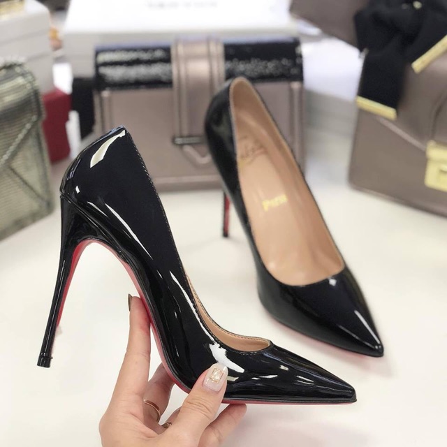 GIÀY CAO GÓT DA BÓNG GÓT 10P SIÊU TÔN DÁNG