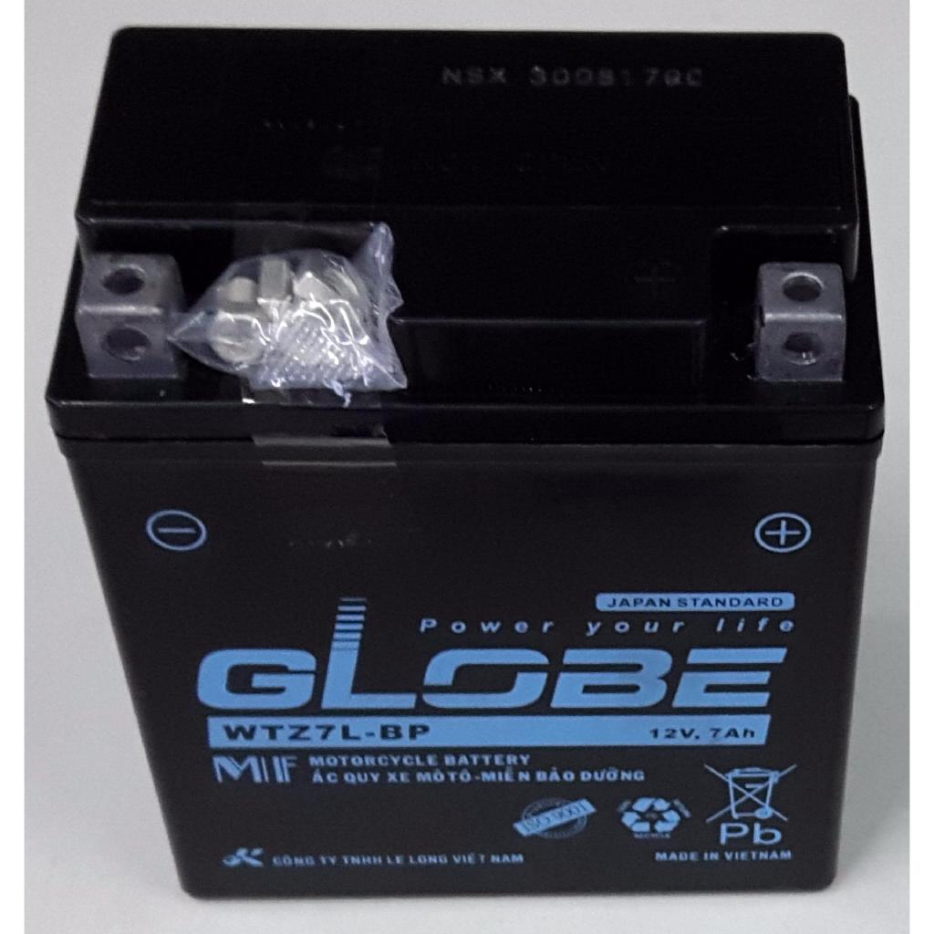 Bình ắc quy Globe WTZ7L-BP