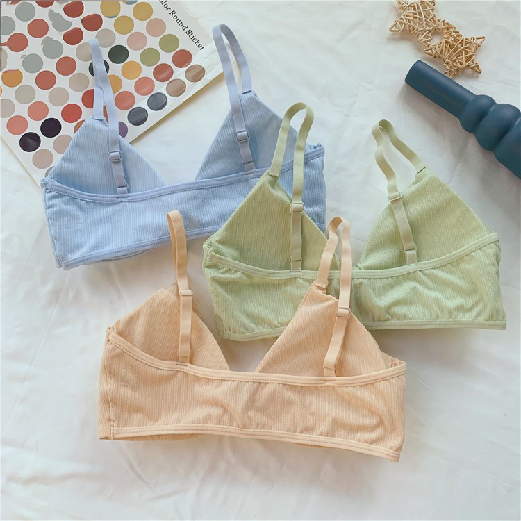 [RẺ VÔ ĐỊCH] Áo bra nữ len tăm hình nơ thể thao âng ngực - Áo bralette coton mềm không gọng mút mỏng Y27 | BigBuy360 - bigbuy360.vn