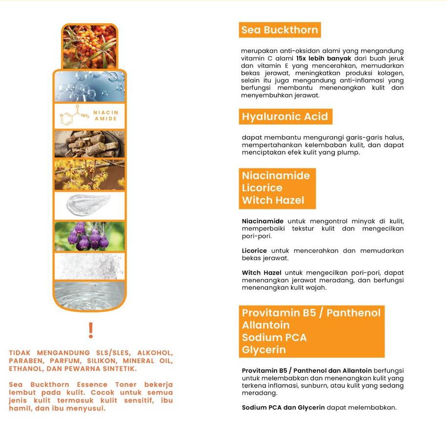 Nước Hoa Hồng Kleveru Sea Buckthorn Series Làm Sạch Da Mặt | BigBuy360 - bigbuy360.vn