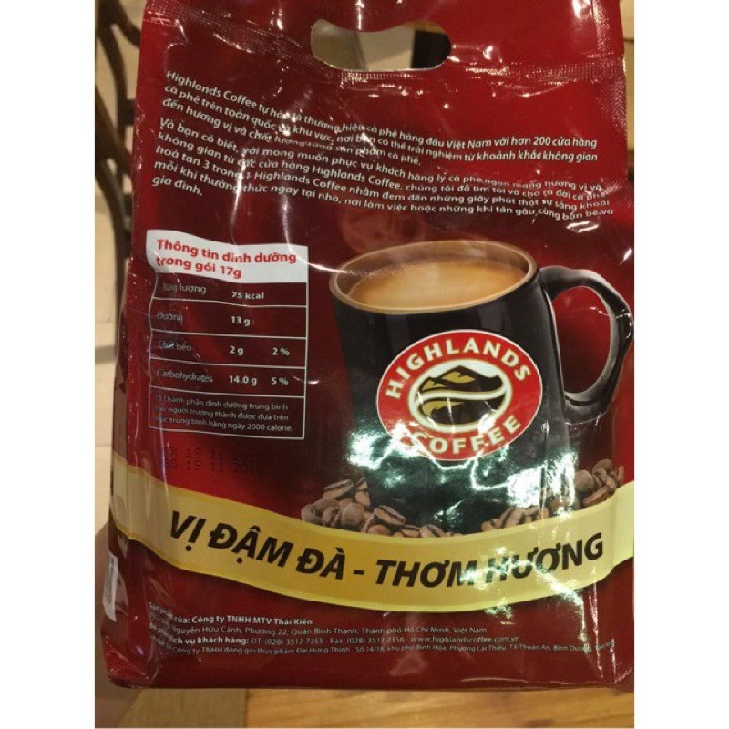 Cà phê hòa tan Highlands Coffee ( 40 gói x17g) | BigBuy360 - bigbuy360.vn