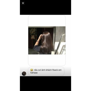 Thuốc nhuộm tóc màu nâu socola, nâu cafe, nâu hạt dẻ( tặng kèm trợ dưỡng, găng tay)