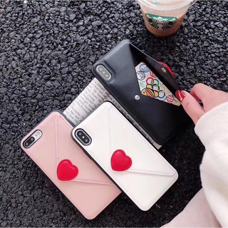 ỐP IPHONE KIỂU BÌA THƯ HÌNH TIM