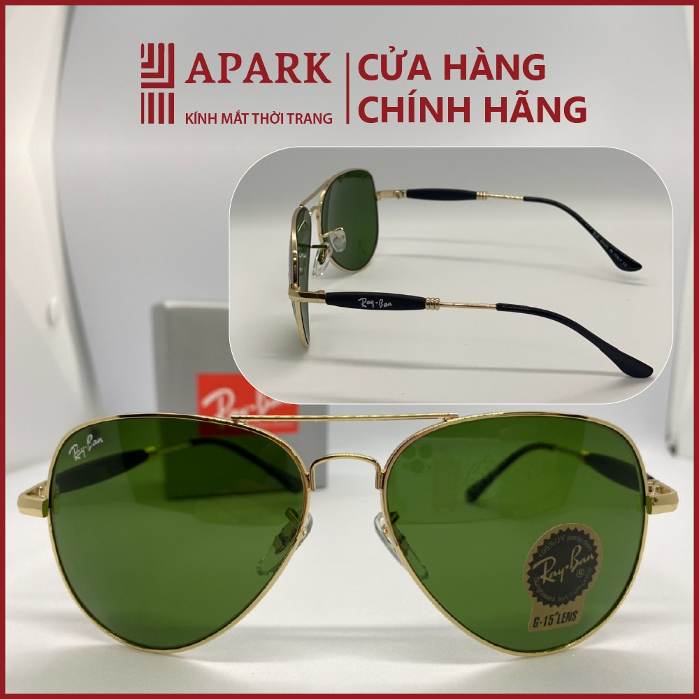 Mắt Kính Mát APARK  tròng thuỷ tinh FULL BOX, mẫu hot bán quanh năm – Kính ray ban râm nam nữ đi biển