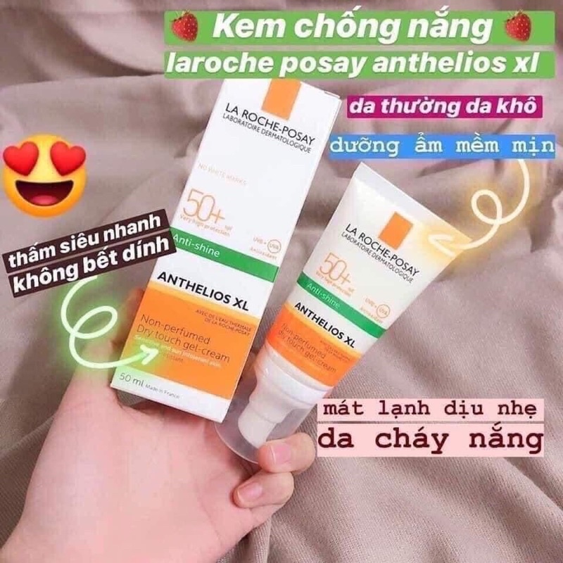 Kem Chống Nắng La Roche Posay Antishine Anthelios XL SPF50+ 50ML
