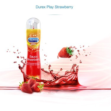 (Chính Hãng) Gel bôi trơn Durex Play Strawberry (100ml) hương dâu