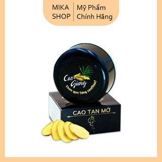 Cao gừng tan mỡ