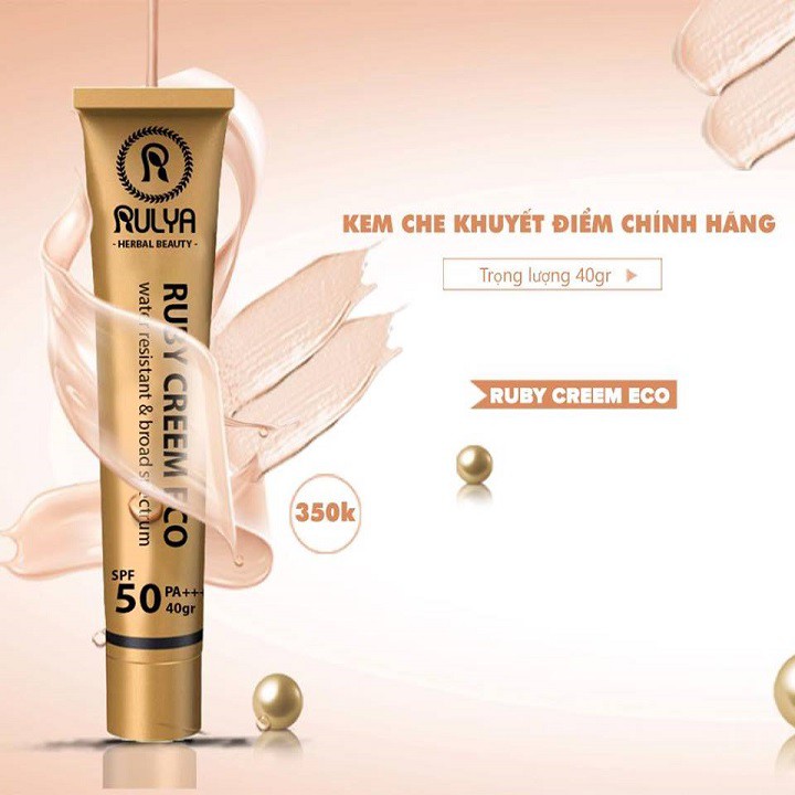 Kem che khuyết điểm [FREESHIP] Kem che khuyết điểm Rulya Suncreen Eco độ che phủ cao không | BigBuy360 - bigbuy360.vn