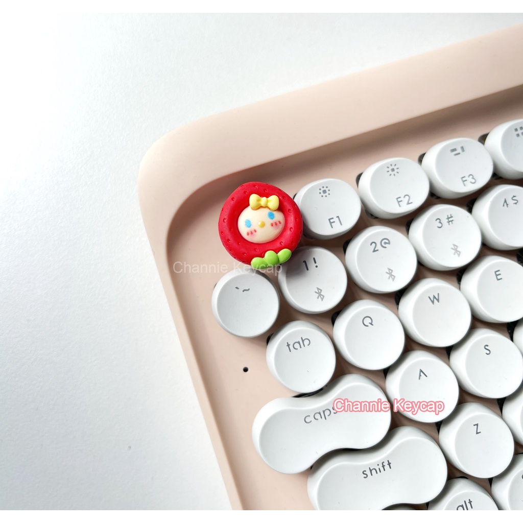 Keycap Phô Mai, Bò, Bé Đào Phím Lẻ PBT R4