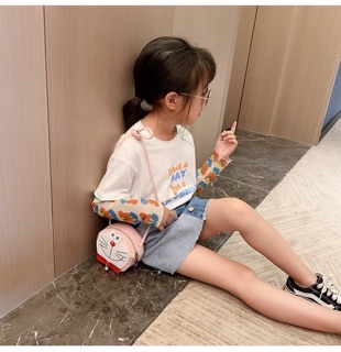 Combo 10 túi đeo chéo đremon (sỉ 32k)