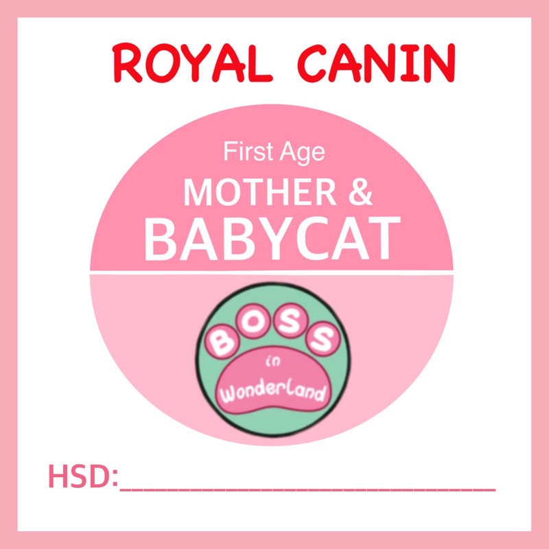Hạt canin baby cho mèo mẹ và mèo con