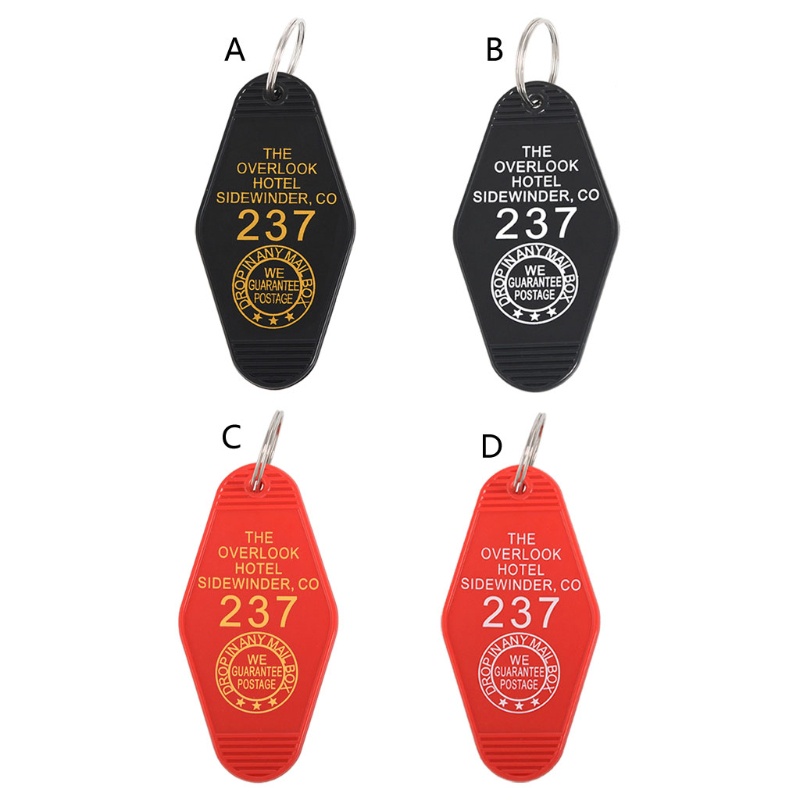 Móc Chìa Khóa Xe Hơi Khách Sạn Motel 237 Cho Phòng Khách Sạn Tag The Overlook Hotel Sidewinder for Ri