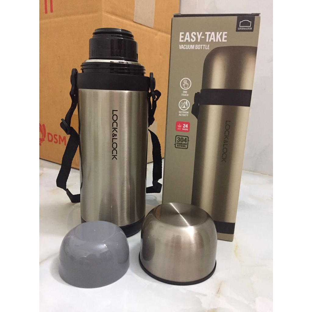 Bình đựng nước giữ nhiệt 1000ml Lock & Lock LHC1439, ủ trà nóng, có nắp uống /HCH007