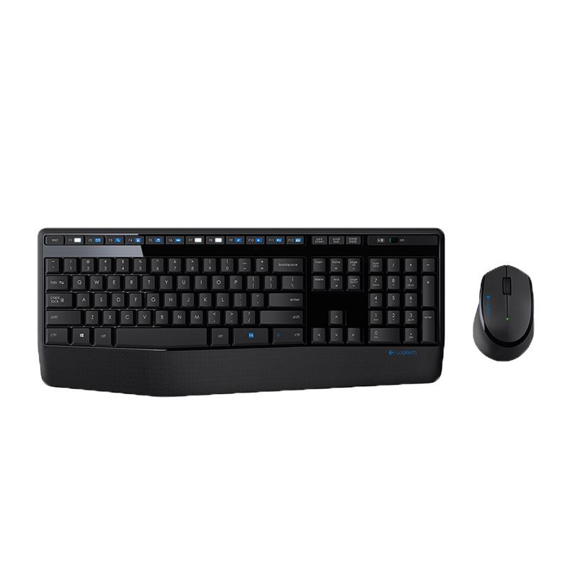 Logitech MK345 wireless keyboard mouse ergonomic waterproof mute keyboard and mouse combination