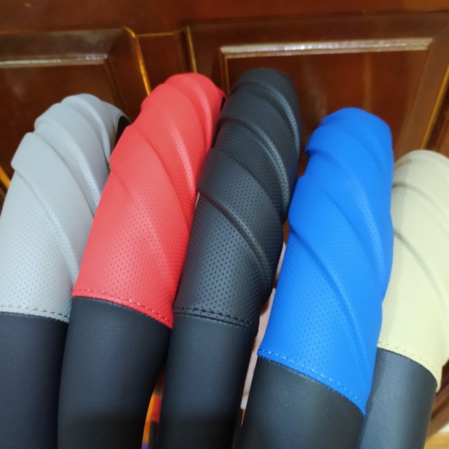 Bọc vô lăng ô tô SPARCO cao cấp Size 38cm cho mọi dòng xe nhiều màu, Bọc Vo Lang Cacbon kiểu dáng thể thao