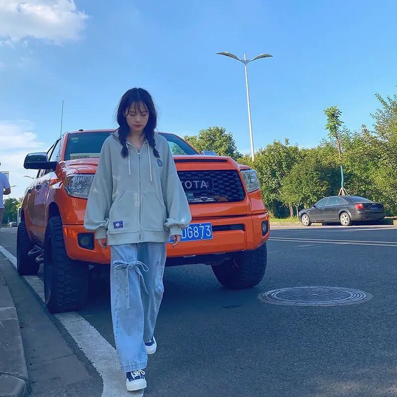 Quần jean thắt nơ