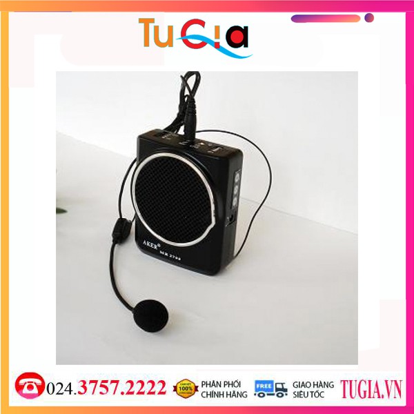 Máy trợ giảng Aker Mr2700 loa nhỏ gọn mini đeo người Hàng chính hãng
