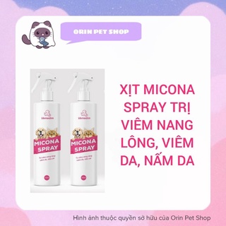 Micona Spray - giúp hết viêm nang lông, viêm da, nấm da