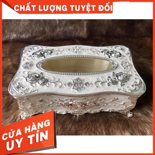 [XẢ KHO+FREE SHIP] Hộp Để Giấy Ăn Mạ Vàng sang trọng