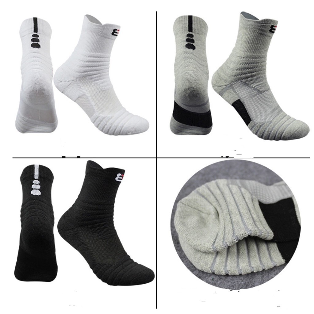 Tất thể thao cổ ngắn, cổ trung bóng đá, cầu lông, bóng chuyền_Tất 8 Sport