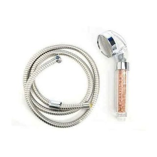 Vòi sen tăng áp 3 chế độ có lõi lọc tiết kiệm nước tích hợp bàn chải massage tặng kèm dây