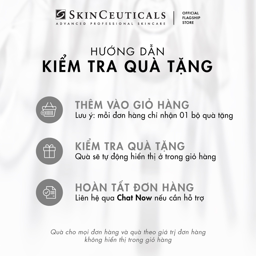 [Hàng tặng không bán] Túi đựng mỹ phẩm cao cấp SkinCeuticals