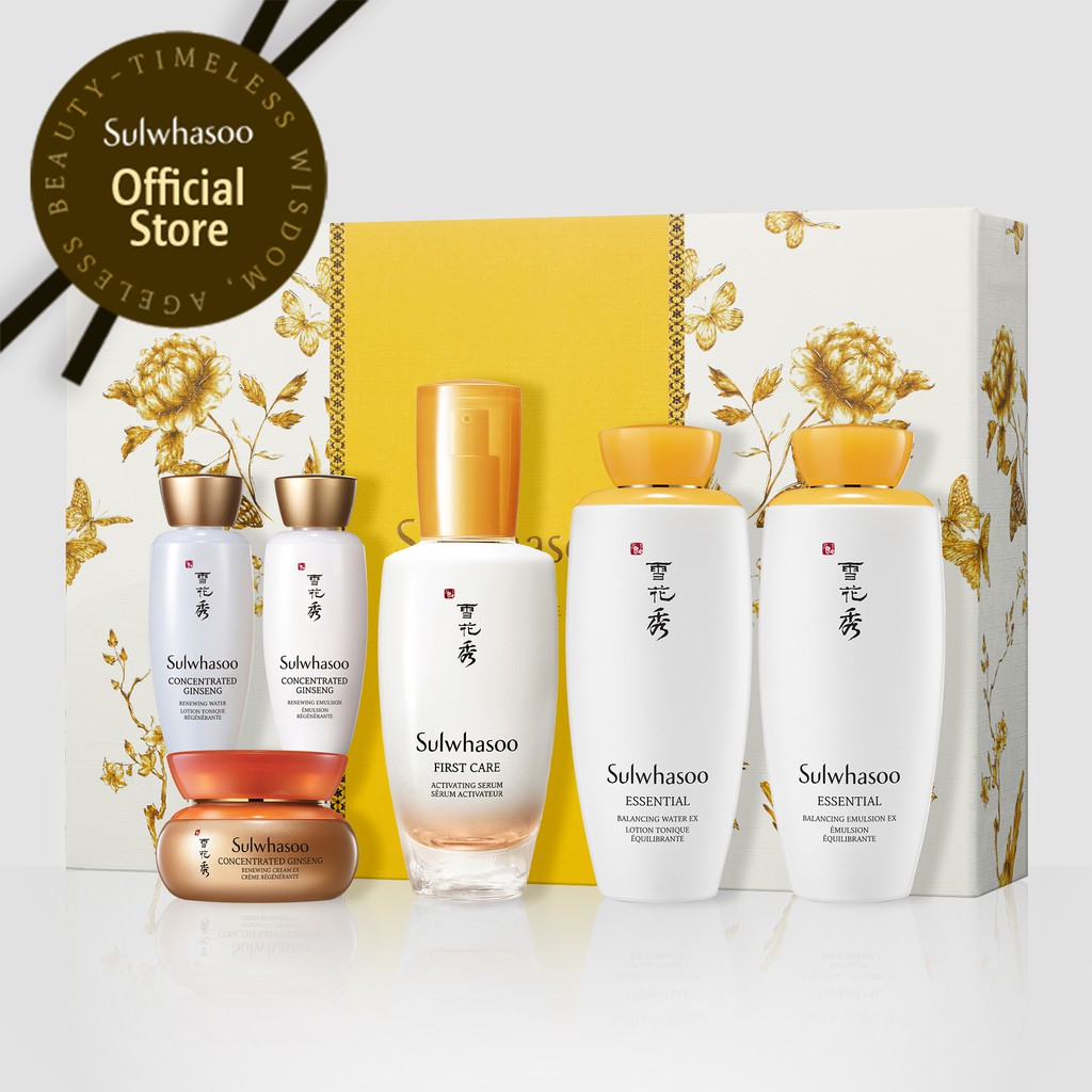 [Mã FMCGMALL - 8% đơn 250K] Bộ sản phẩm chăm sóc dưỡng da Sulwhasoo Essential Trio Set