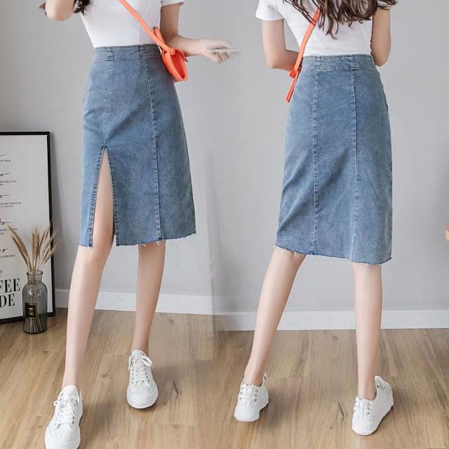 Chân Váy Dài Jean 🌈Freeshop🌈, Hàng QC chất đẹp | BigBuy360 - bigbuy360.vn