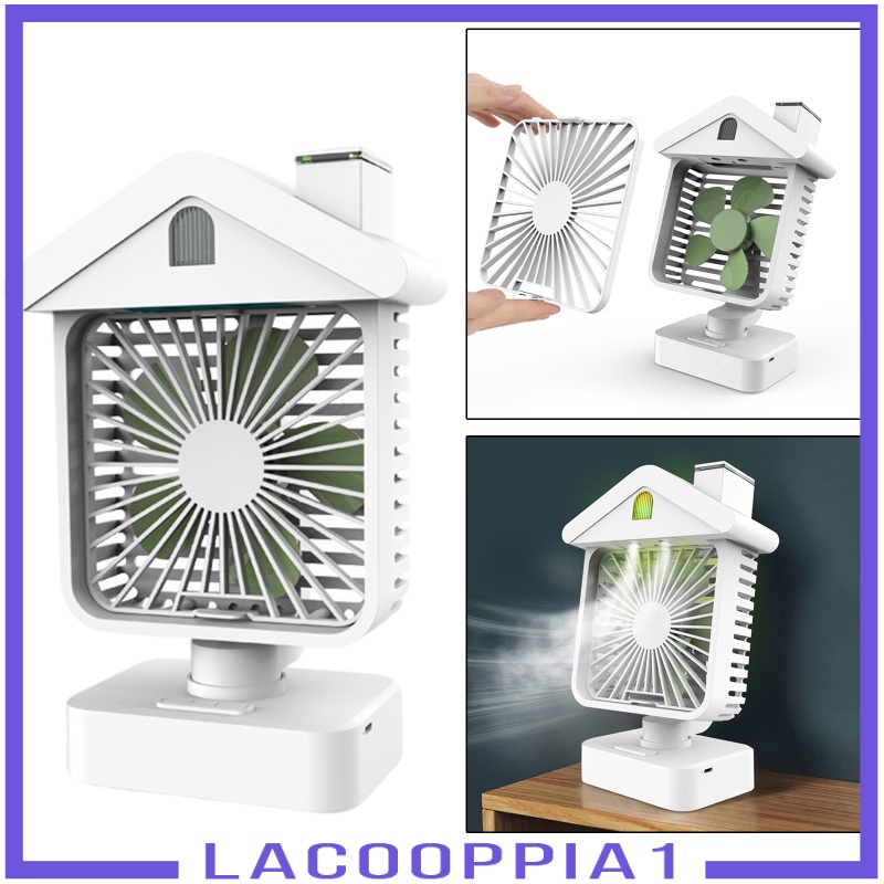 [LACOOPPIA1] Portable Mini Air Conditioner Water Cooling Fans for Bedroom Kitchen