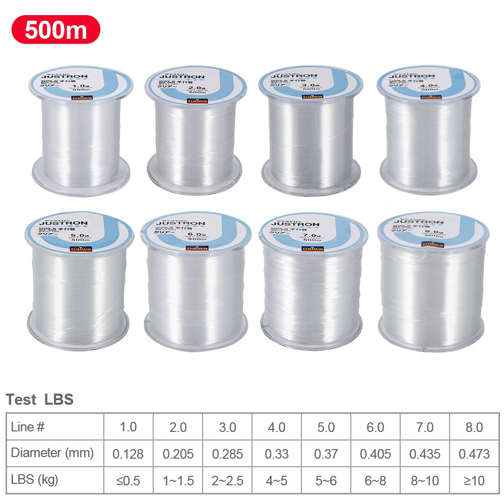 Cuộn dây cước câu cá 500m FSHN