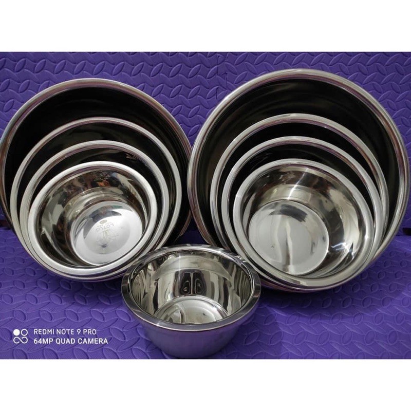 BÁT, TÔ INOX 304 HOA SEN LOẠI DÀY