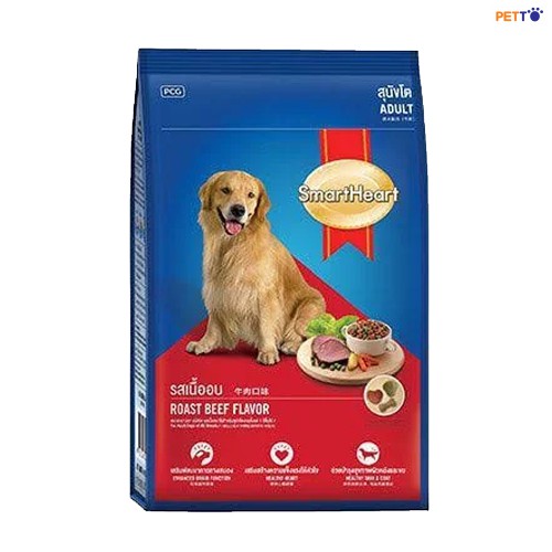 Đóng gói 1,5kg- Thức ăn dạng hạt cao cấp cho chó trưởng thành Smartheart (hanpet 215d)