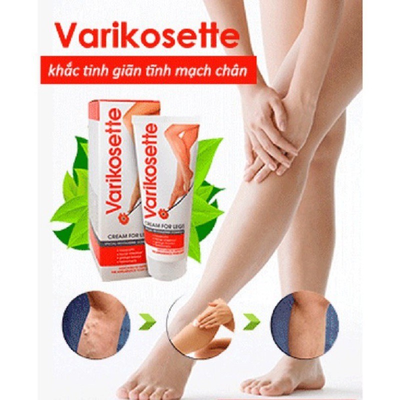 Kem Varikosette Ngăn ngừa Giãn Và Suy Giảm Tĩnh Mạch 75ml