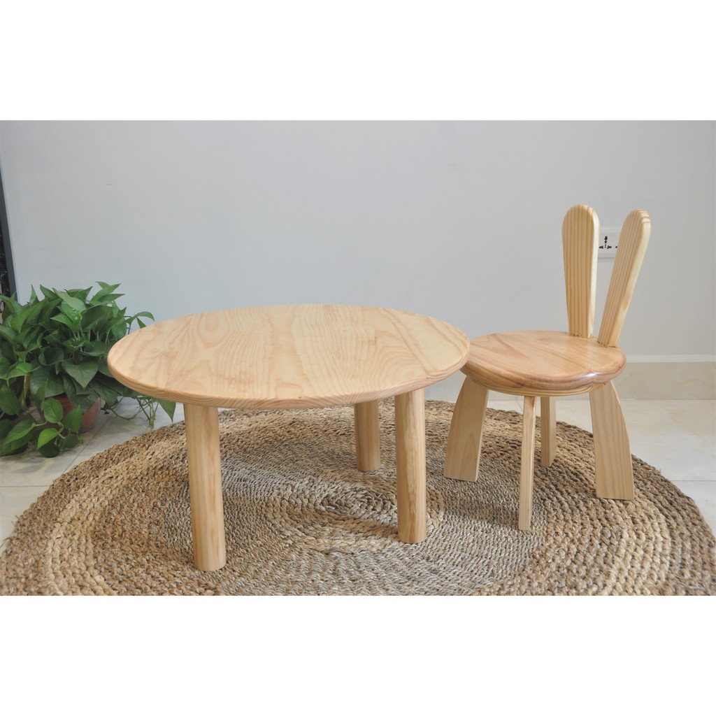 Bàn Tròn Luca Cho Bé Thiết Kế Hiện Đại , An Toàn Cho Bé - Bebewwood | BigBuy360 - bigbuy360.vn