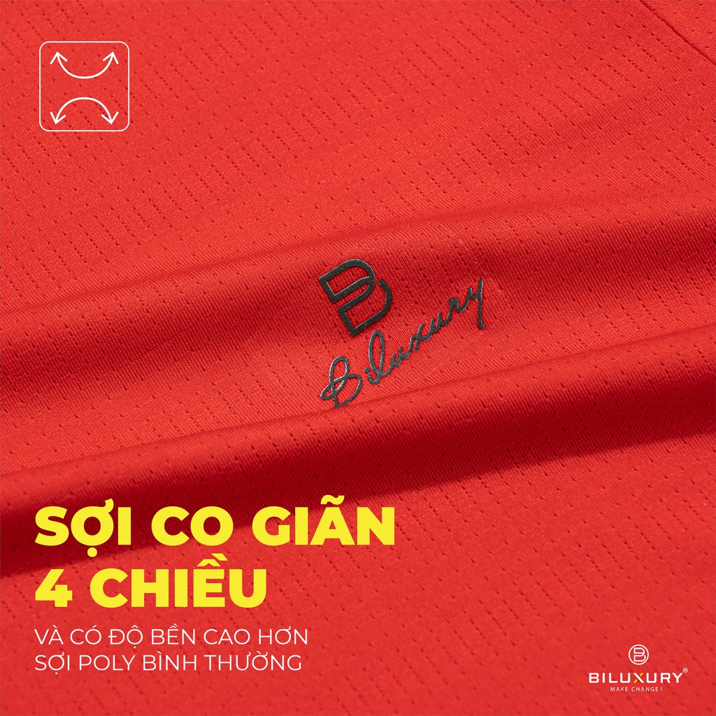 Áo phông nam Biluxury thun cotton co giãn 4 chiều basic trẻ trung thoáng mát 5APKT001DEN | BigBuy360 - bigbuy360.vn