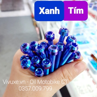 Ốc lốc máy titan gr5 winner, gtr, ex150, mxking, raider, satria, vario,.....
