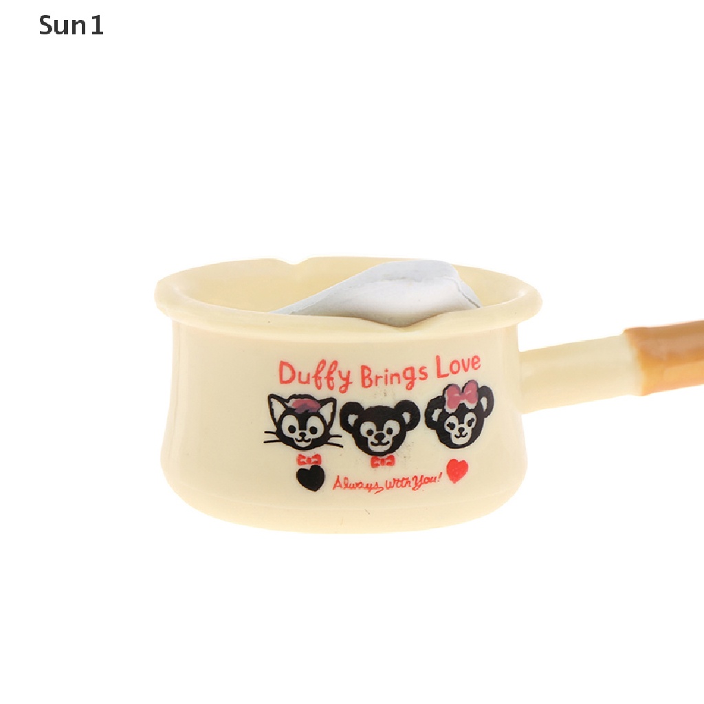 Phụ kiện nồi sữa/ hủ mật ong mini dùng trang trí cho nhà búp bê tỷ lệ 1:12