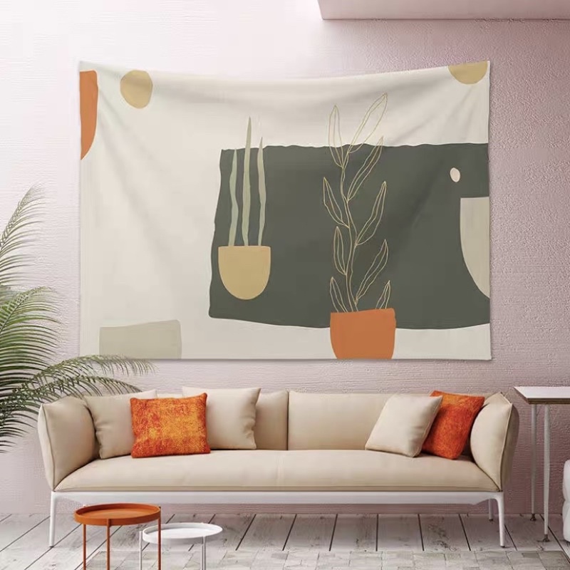 Tranh Vải Treo Tường Vintage, Tranh Vải Decor Phòng Ngủ