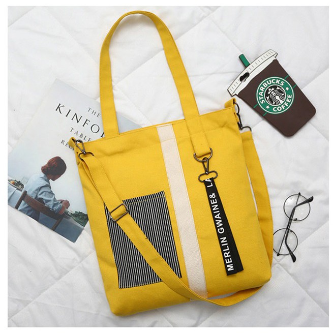 ⚡Follow Shop Săn Deal⚡Túi Tote Vải, Túi Tote Sọc Thời Trang, Túi Tote Xinh, Túi Tote Hot | BigBuy360 - bigbuy360.vn