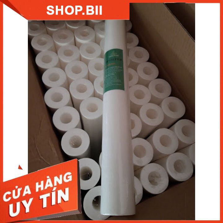 Lõi Lọc Nước Thô Loại 20 Inch Hàng Cao Cấp Lắp Cho Các Cốc Lọc Thô Loại 20 inch Dùng Để Lọc Nước Đầu Vào Khi Sử Dụng.